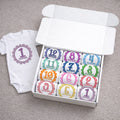 Baby's First Year Milestone Onesie Box