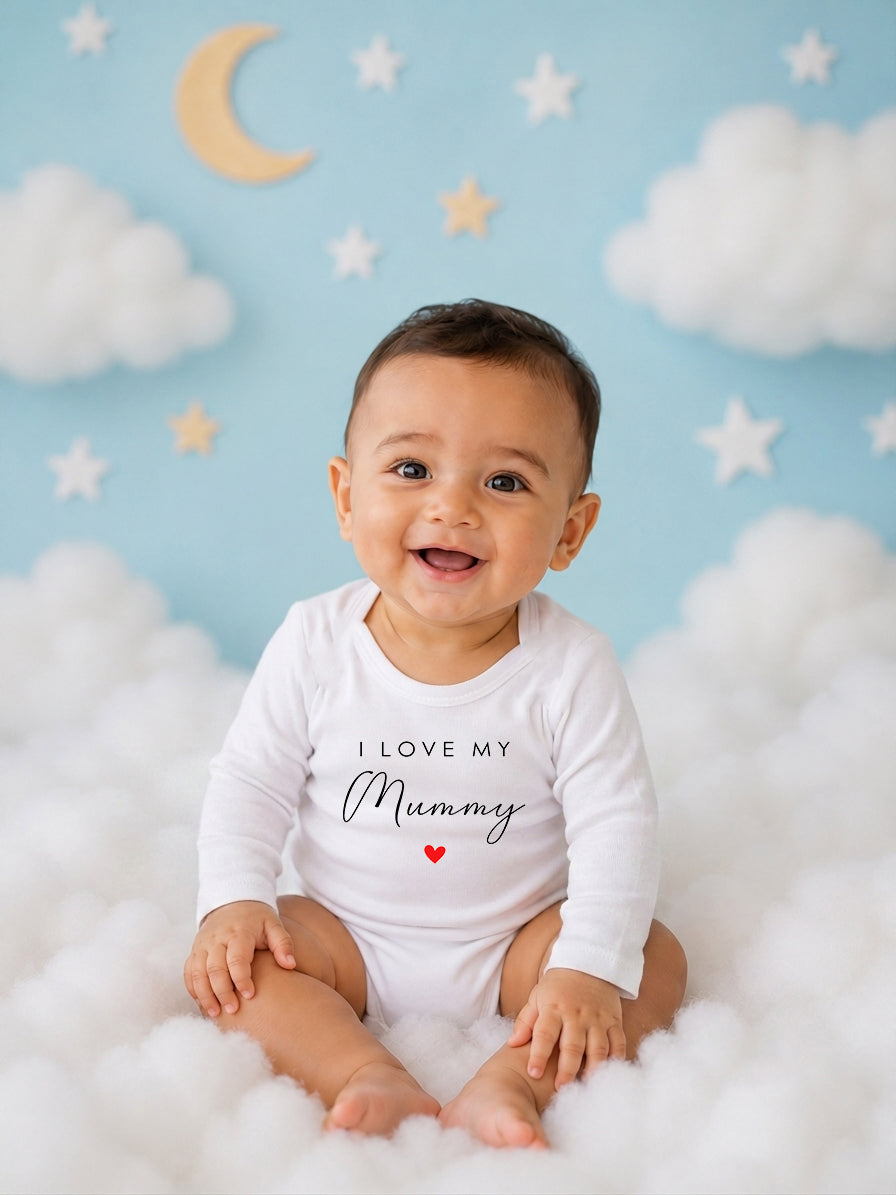 I Love My Mummy Baby Bodysuit