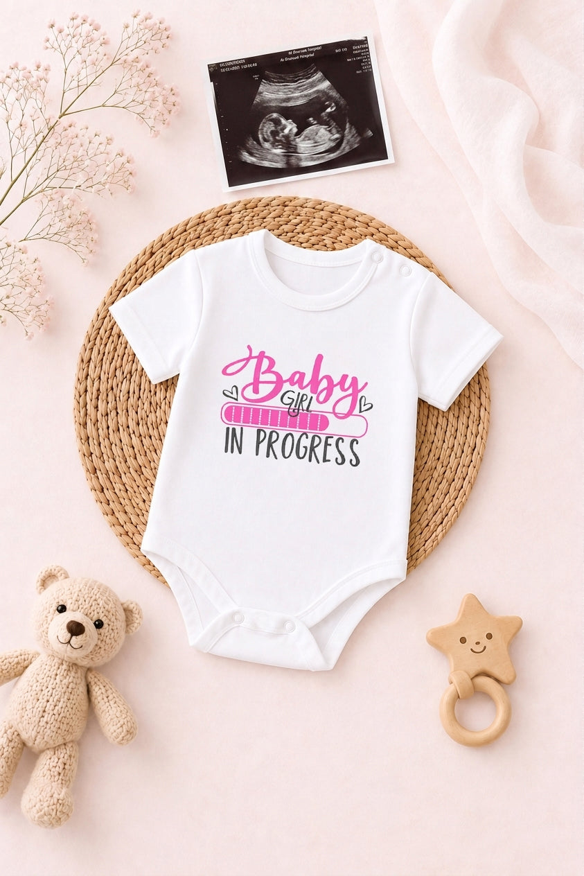 Baby Girl in Progress! Gender Reveal Baby