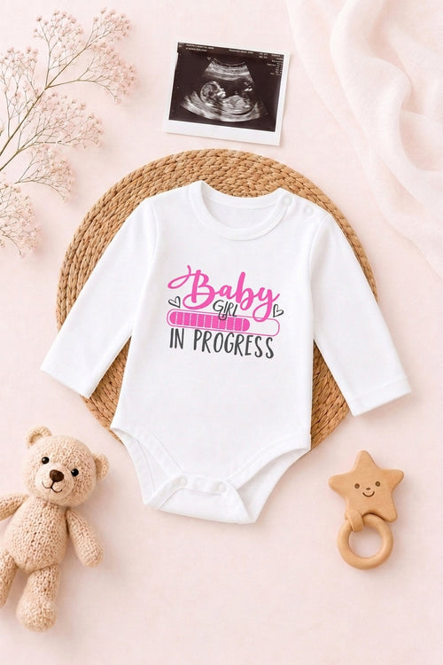 Baby Girl in Progress! Gender Reveal Baby