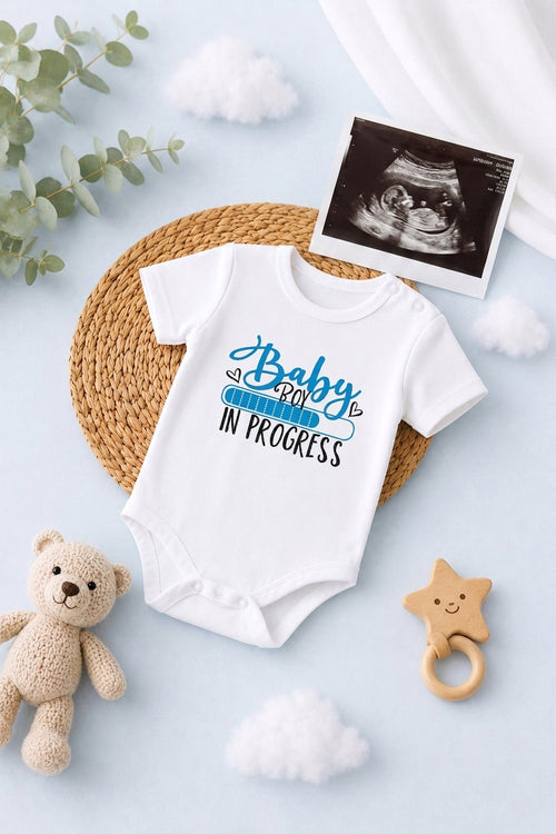 Baby Boy in Progress! Gender Reveal Baby
